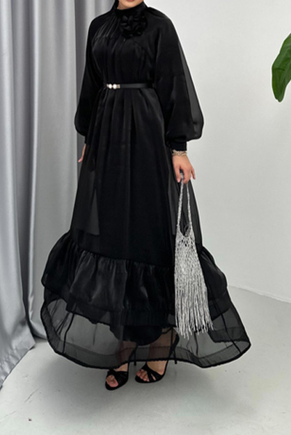 Arya Abiye Elbise -Siyah