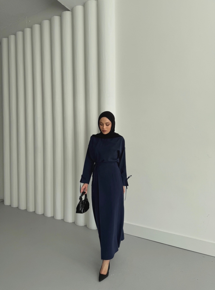 BAĞLAMALI ETEKLİ TAKIM – LACİVERT - 5